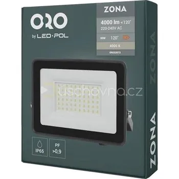 Reflektor LED ORO Zona, 50 W, 4000 lm, NW-B