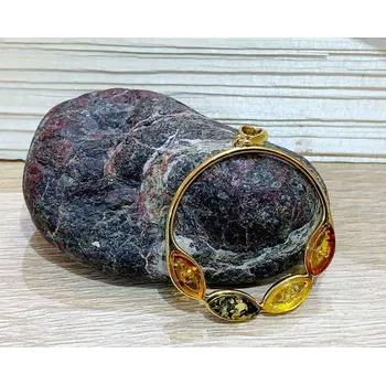 Řetízek Šperky Jan Kos Jan Kos jewellery Stříbrný přívěsek s jantarem 12116944