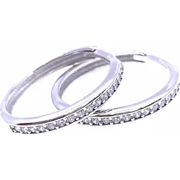 Náušnice Diante Zlaté náušnice s bílým kamenem 31508810