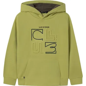 Chlapecká mikina MAYORAL chlapecká mikina nápis zelená vel. 166 cm