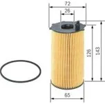 Olejový filtr Jeep WRANGLER III (JK) - 2.8CRD -