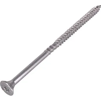 Vrut HPM TEC RAPI-TEC 2010 5,0x100/55+R - stavební vrut do dřeva, polozávit, pozink, zápustná hlava, TORX T25