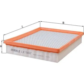 Vzduchový filtr Vzduchový filtr KNECHT LX 1467