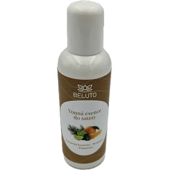 BELUTO Vonná esence do sauny - Švýcarská borovice / Bergamot / Pomeranč 100ml