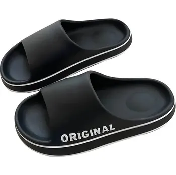 Dámské pantofle Pantofle s nápisem Barva: Černá, Velikost: 36-37