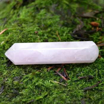 Masážní kámen Masážní léčitelská hůlka Růženín - šestihran 9 cm