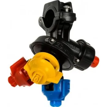 Postřikovač Trojitá hlava Držák trysky postřikovací pro 1/2" Fi 7 Tube systém Arag Proline Agroplast 71464