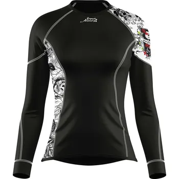 Dámské funkční triko dlouhý rukáv LADY černá Bamboo Ultra