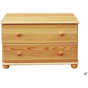 Komoda Komoda 83 - masiv borovice Odstín: Olše