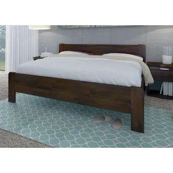 Postel Buková zvýšená manželská postel Karin Rozměr: 180x200, Moření: Ořech