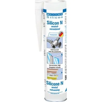 stavební silikon Weicon Silicone N průmyslový transparentní 310 ml
