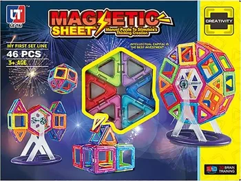 ostatní stavebnice EPEE Magnetic Sheet 46 dílků