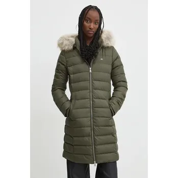 Péřová bunda Tommy Jeans DW0DW18864 zelená 78X, vel. S