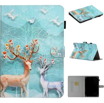 Pouzdro na tablet VSECHNONAMOBIL 70990 ART Zaklápěcí pouzdro pro tablet s úhlopříčkou 8" DEER