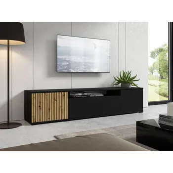 Televizní stolek TV stolek Ross - Černá/Artisan