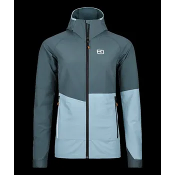 Pánská softshellová bunda Dámská Bunda Ortovox Punta Berrino Hooded Jacket Women's Barva: Dark Arctic Grey, Velikost: XL