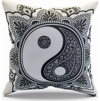 Polštář Milujeme Kameny Povlak na polštář - Jin Jang 7865