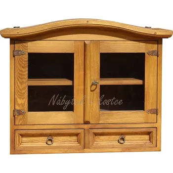 Komoda Skříňka MEXICANA KUR12 z masivu Barevné provedení: vosk - dub tmavý