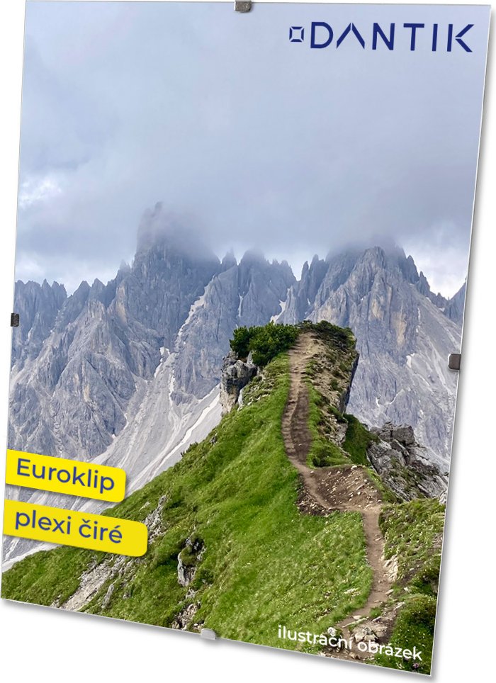 40x50 | DANTIK Euroklip PLEXI čiré - rámeček na fotky (40x50)