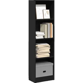 Knihovna vidaXL Knihovna 40x24x143 cm kompozitní dřevo [857787] Barva: Černá
