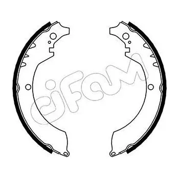Auto-moto Sada brzdových čelistí CIFAM 153-033