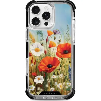 Pouzdro na mobilní telefon Odolný obal Mobiwear MagSafe Elite Bumper - Apple iPhone 16 Pro Max - D010D Letní louka (Odolný kryt, pouzdro, obal Mobiwear Elite Bumper na mobil Apple iPhone 16 Pro Max - D010D Letní louka, materiál Plast + TPU silikon + kov - zesílená ochrana telefonu,
