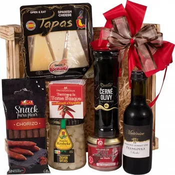 Dárkový potravinový koš Svět dárkových košů - Potěšení pro dědu