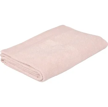 Bytový textil Luxusní froté osuška s velurem ARLETTE růžová 70x140 cm