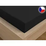 Luxusní saténové prostěradlo 200x200 černé