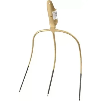 Vidle Vidle Kerbl bez násady 3 hroty (KP-17002203017) (Víceúčelové, ručně kované vidle Kerbl, 3 hroty, bez násady s pouzdrem na násadu Ø 38 mm, vyrobeno z kvalitní oceli, ručně kované a kalené, rozměry 300 x 300 mm. )