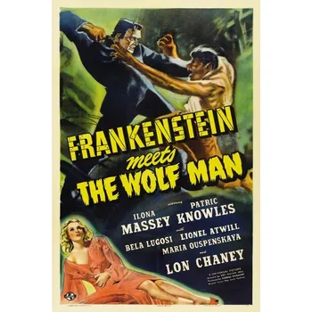Plakát Plakát, Obraz - Frankenstein Meets Wolf Man