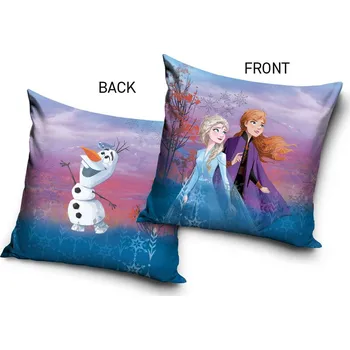 Dekorativní polštářek Carbotex Dětský polštářek Ledové Království Čarovné Dobrodružství