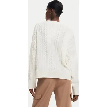 Dámský svetr Desigual Svetr Exeter 24WWJF74 Écru Regular Fit L