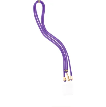 Náhrdelník ORNAMENTI Šňůrka na mobil fialová