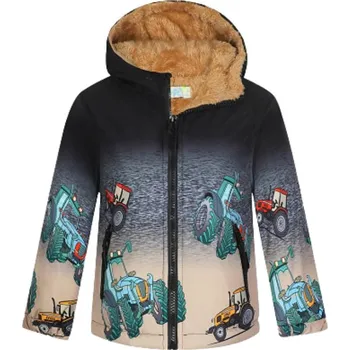 Chlapecká bunda Kugo FB0360 hnědá 100