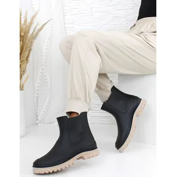 Dámské holínky Černé dámské holínky J1204B Velikost: 38