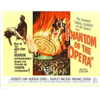 Plakát Plakát, Obraz - Phantom Of Opera 1962 02