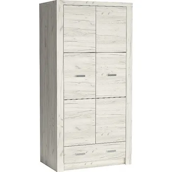 Šatní skříň Nábytek PEGAS s.r.o. Šatní skříň INDIANAPOLIS I1, craft bílý
