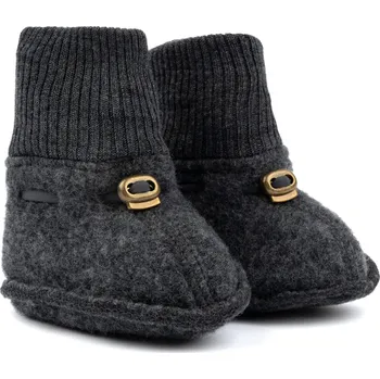 Capáčky Dětské merino capáčky šedé Anthracite Melange Mikk-Line Velikost: 50/56