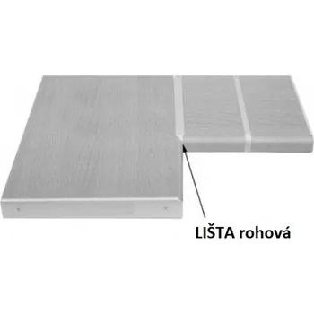 Kuchyňská linka Stolarz-Lempert Lišta ROHOVÁ k pracovní desce 28 mm