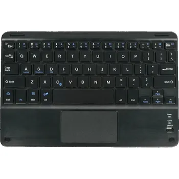 Klávesnice Bezdrátová klávesnice Bluetooth 3.0 s Touchpadem - černá - 10 palců