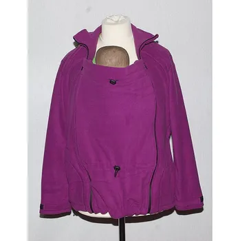 Pánská mikina Šanami - Fleecová mikina pro nošení dětí a těhotné maminky - 3v1 - fialová Velikosti: M