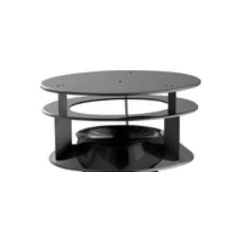 Kouřovod Karl stříška pro komínový ventilátor M500, průměr 150mm - černá