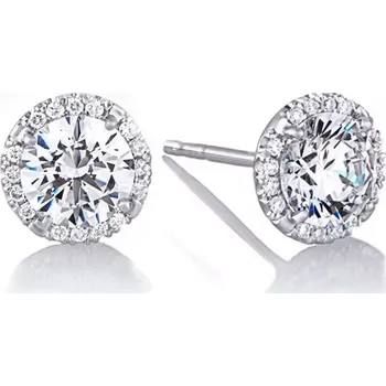 Náušnice Dámské stříbrné náušnice DINORA Ag 925