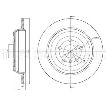 Brzdový kotouč Brzdový kotouč CIFAM 800-1011C