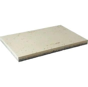 Venkovní dlažba Betonová dlažba Travertin 60x40x4 cm pískovcová