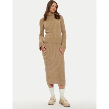 Dámský svetr Liu Jo Rolák WF4389 MA43P Béžová Regular Fit XS