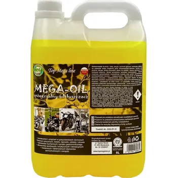 Odstraňovač skvrn Odmašťovač 5 l | TOP MEGA LINE, MEGA Oil