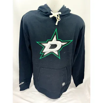 Pánská mikina Mitchell & Ness Pánská mikina Dallas Stars NHL Thermal Lightweight Hoodie Current Logo Velikost: 2XL