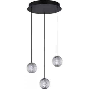 Luxusní lustr Edem 3 černá